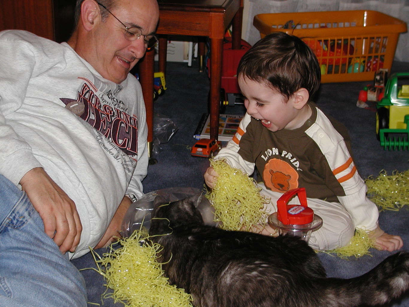 Visit to NaNa and PaPa March 2005
