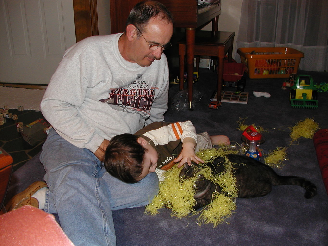 Visit to NaNa and PaPa March 2005
