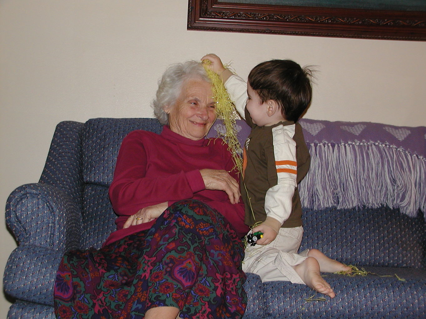 Visit to NaNa and PaPa March 2005
