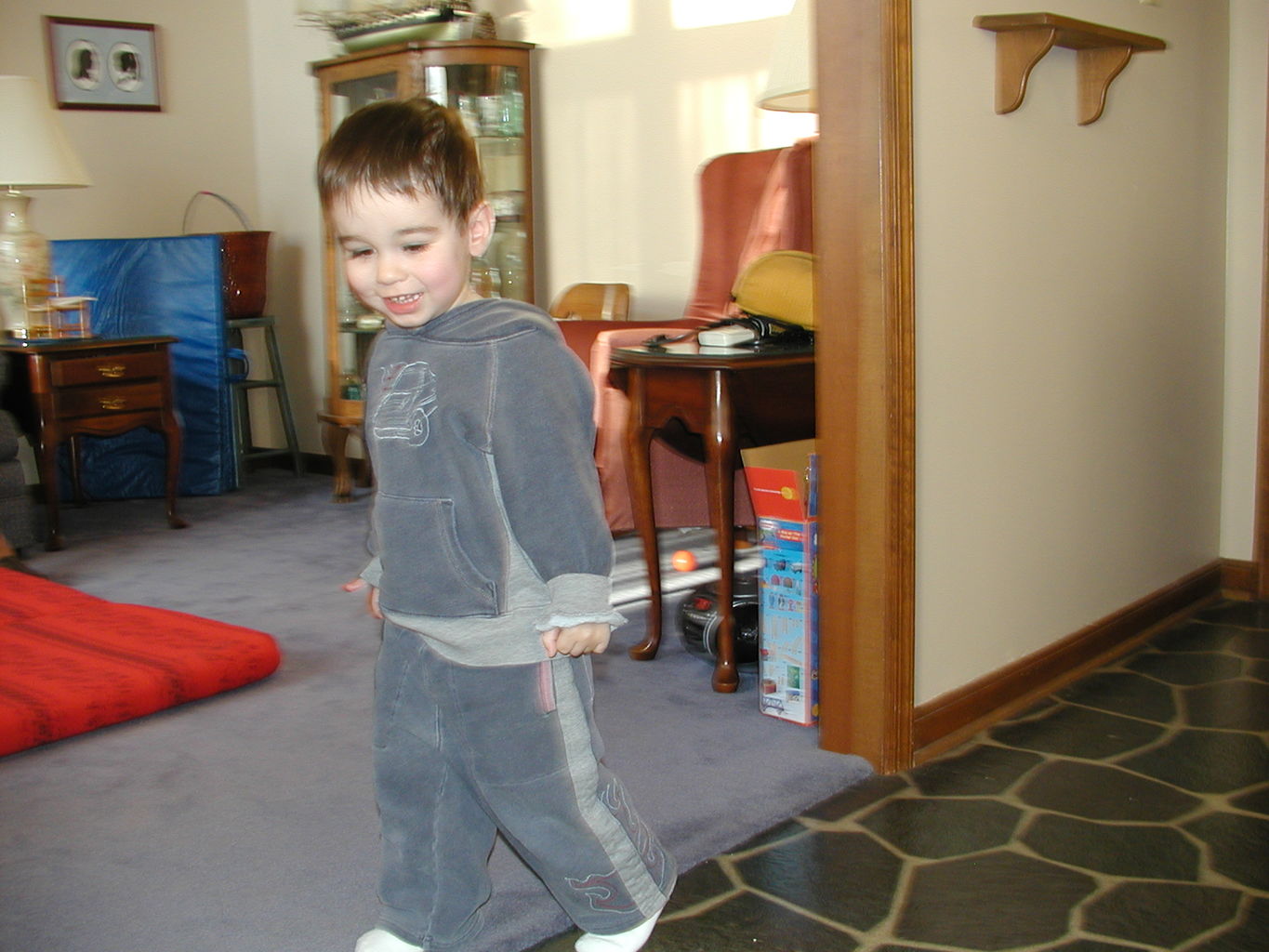 Visit to NaNa and PaPa March 2005
