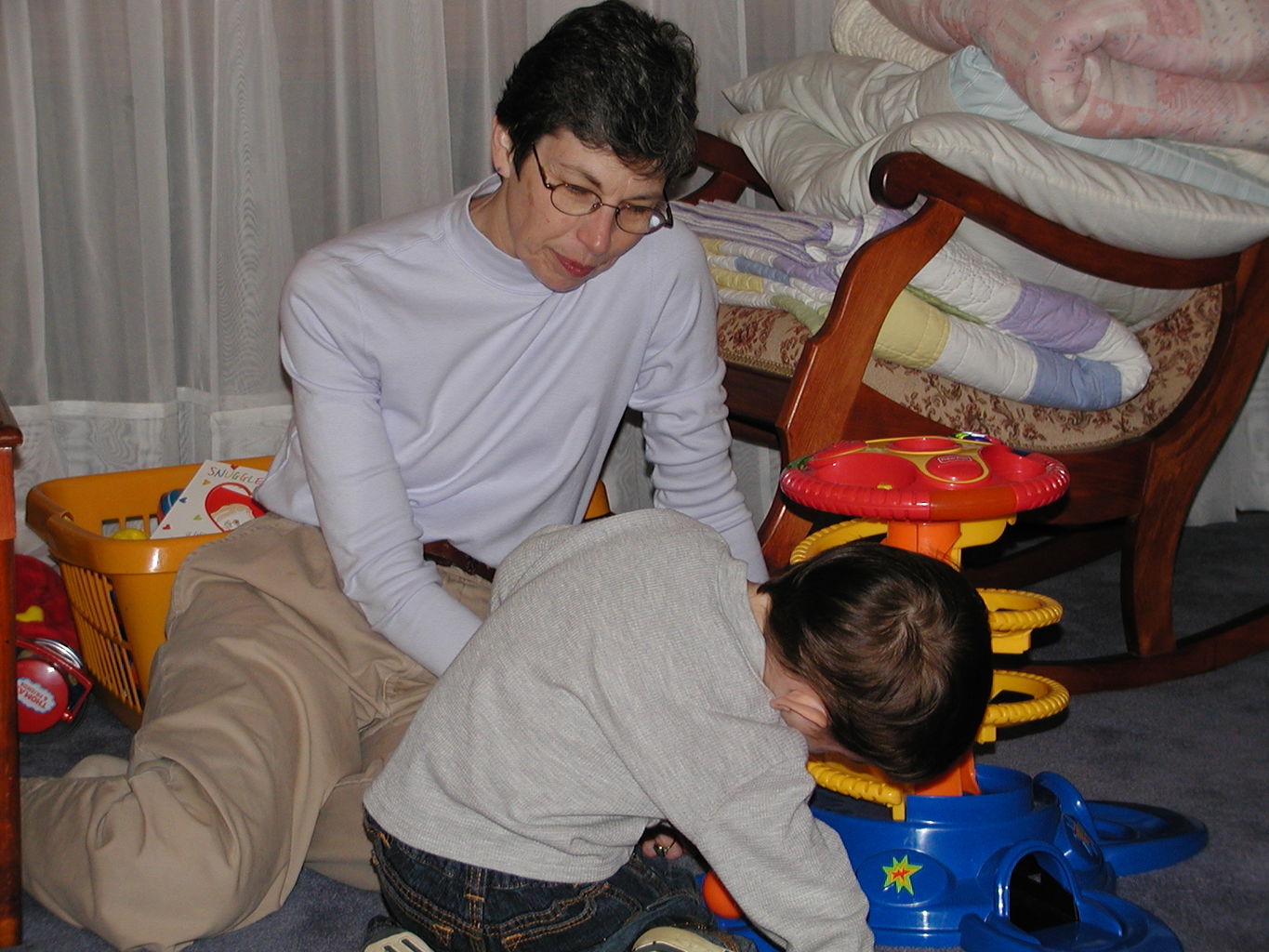 Visit to NaNa and PaPa March 2005
