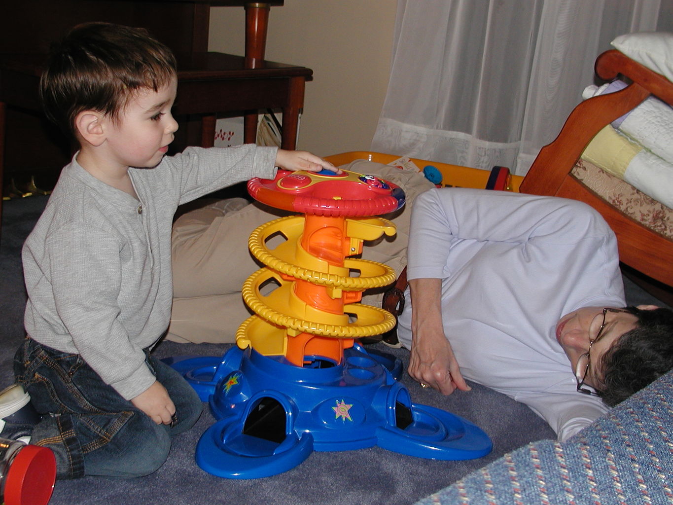Visit to NaNa and PaPa March 2005

