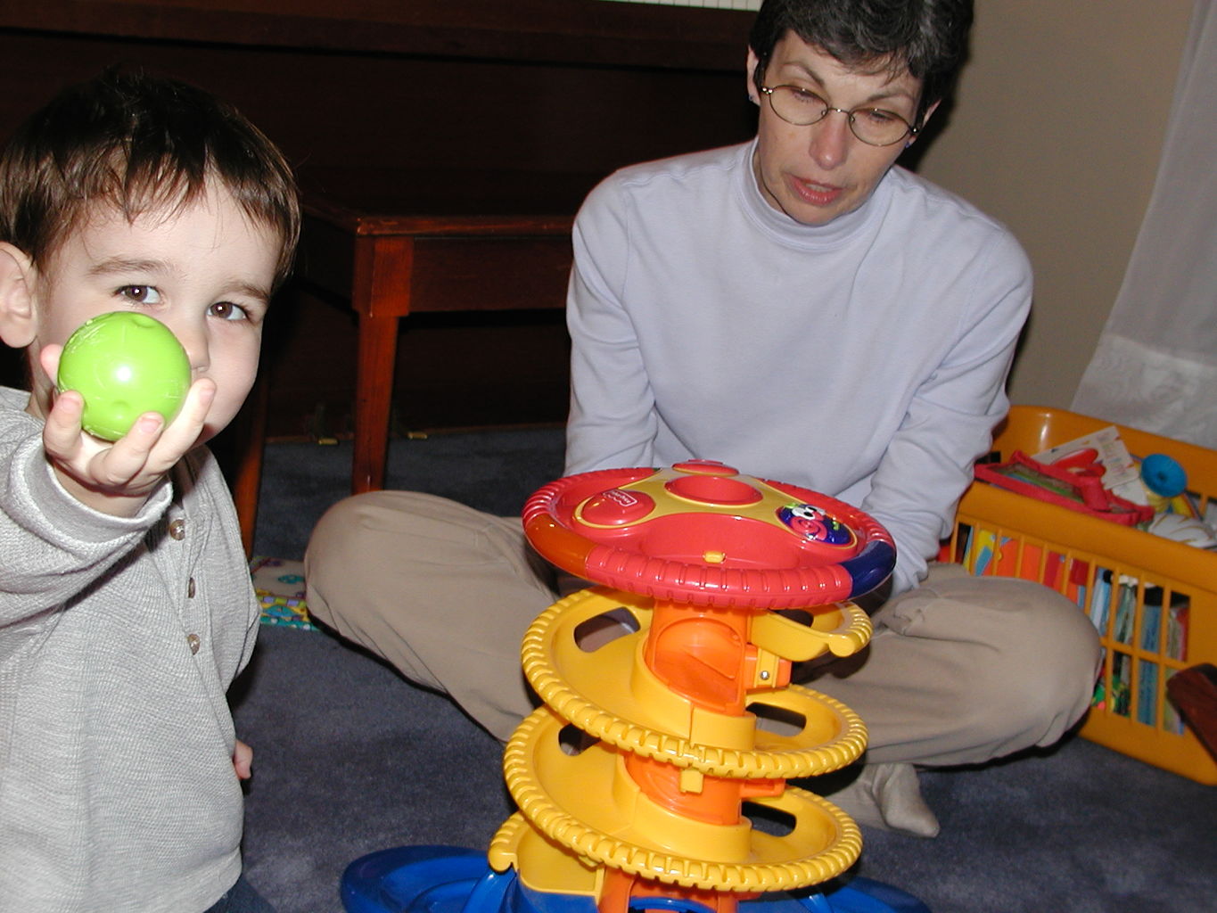 Visit to NaNa and PaPa March 2005
