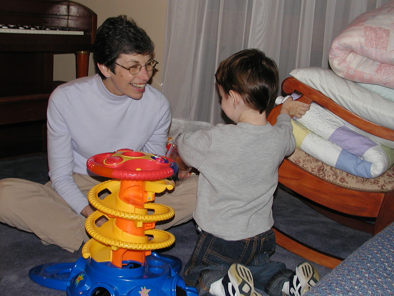 Visit to NaNa and PaPa March 2005

