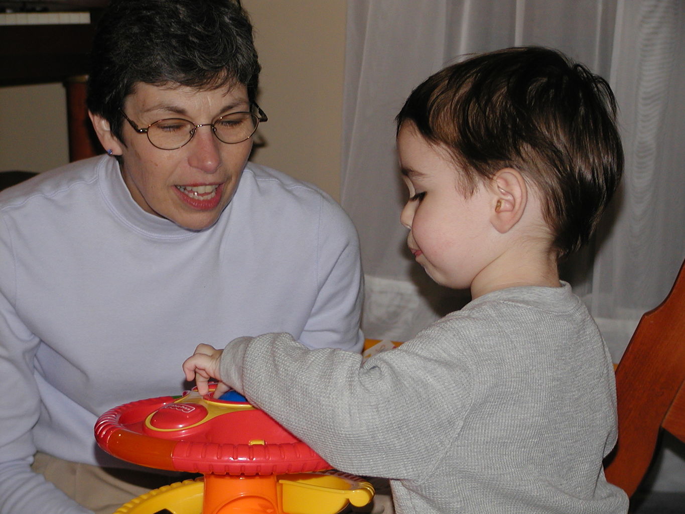 Visit to NaNa and PaPa March 2005
