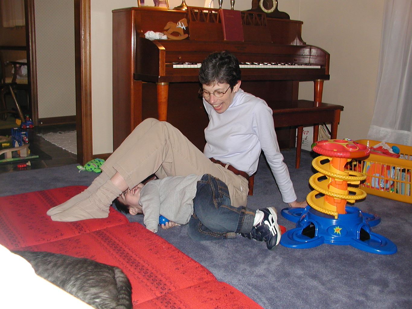 Visit to NaNa and PaPa March 2005

