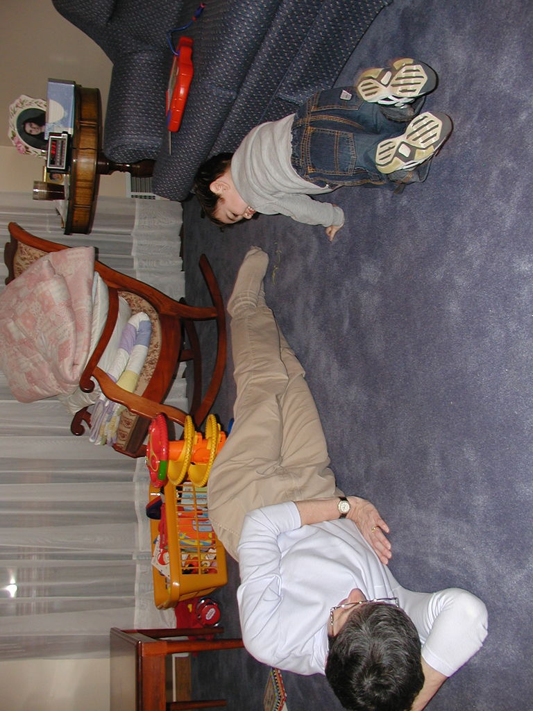Visit to NaNa and PaPa March 2005
