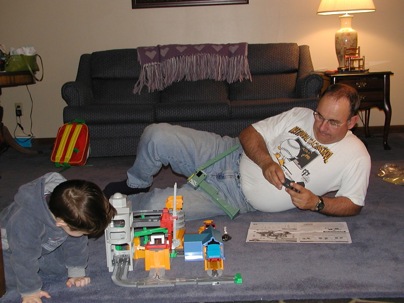 Visit to NaNa and PaPa March 2005

