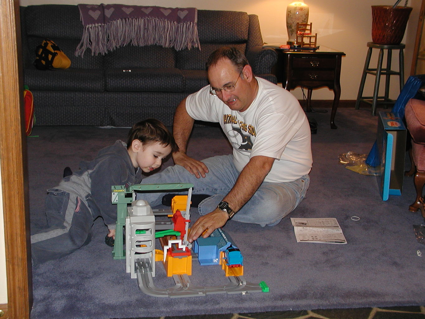 Visit to NaNa and PaPa March 2005
