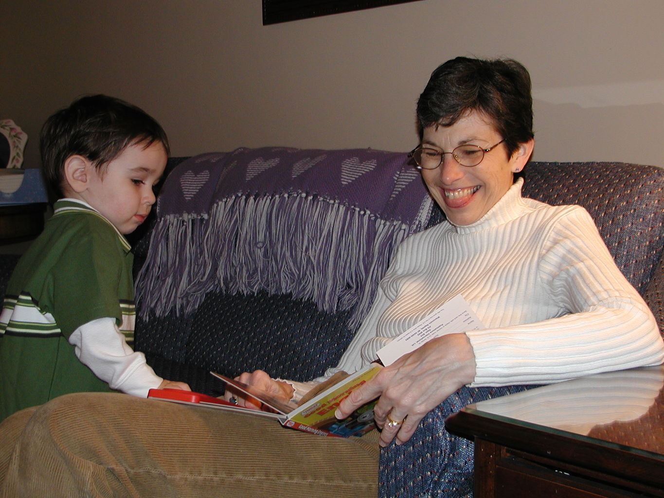 Visit to NaNa and PaPa March 2005
