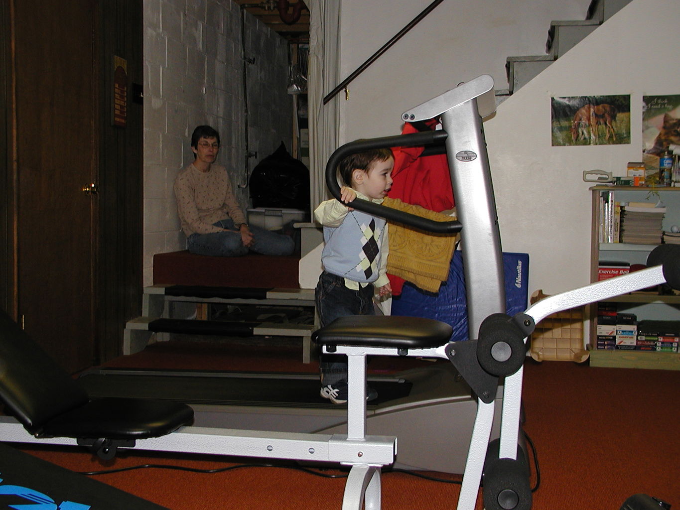 Visit to NaNa and PaPa March 2005
