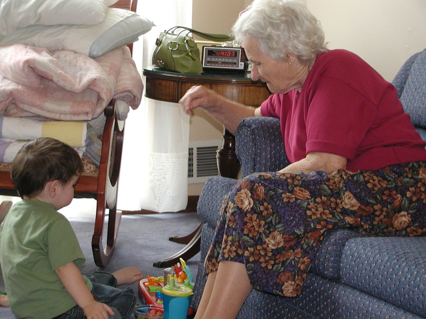Visit to NaNa and PaPa March 2005
