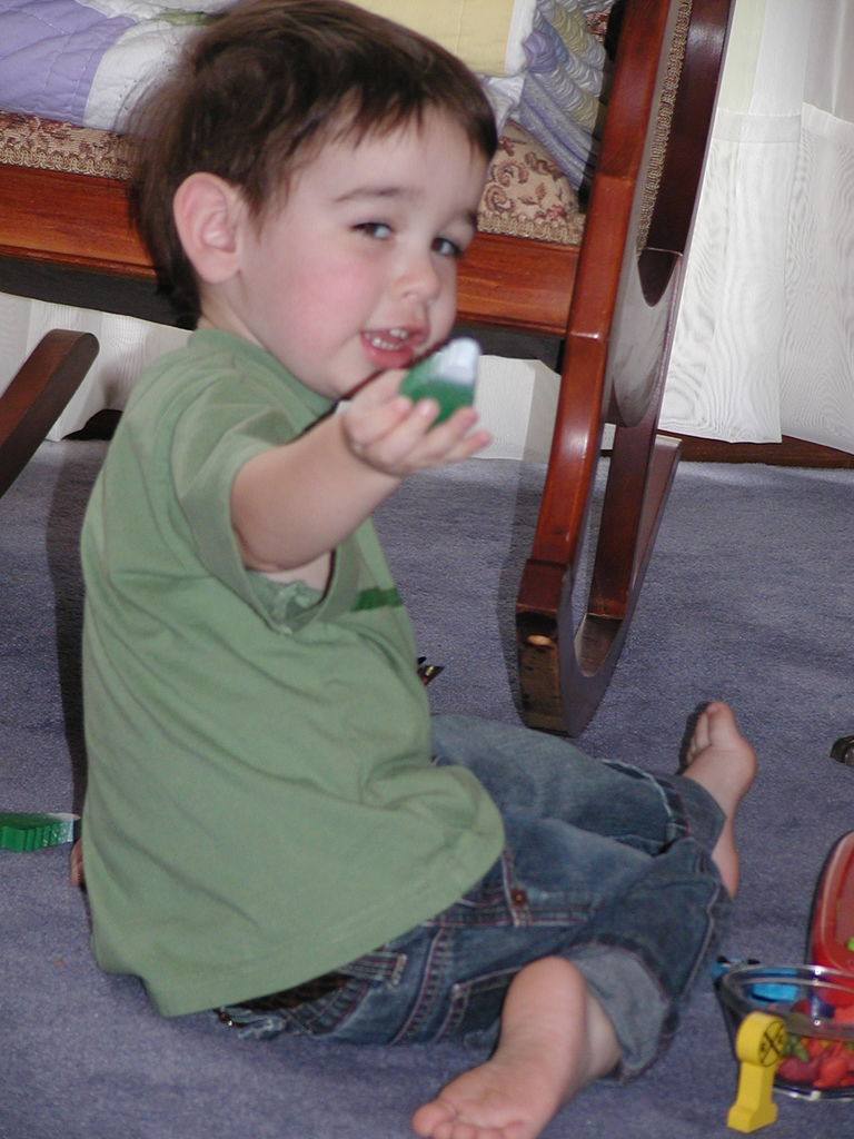 Visit to NaNa and PaPa March 2005
