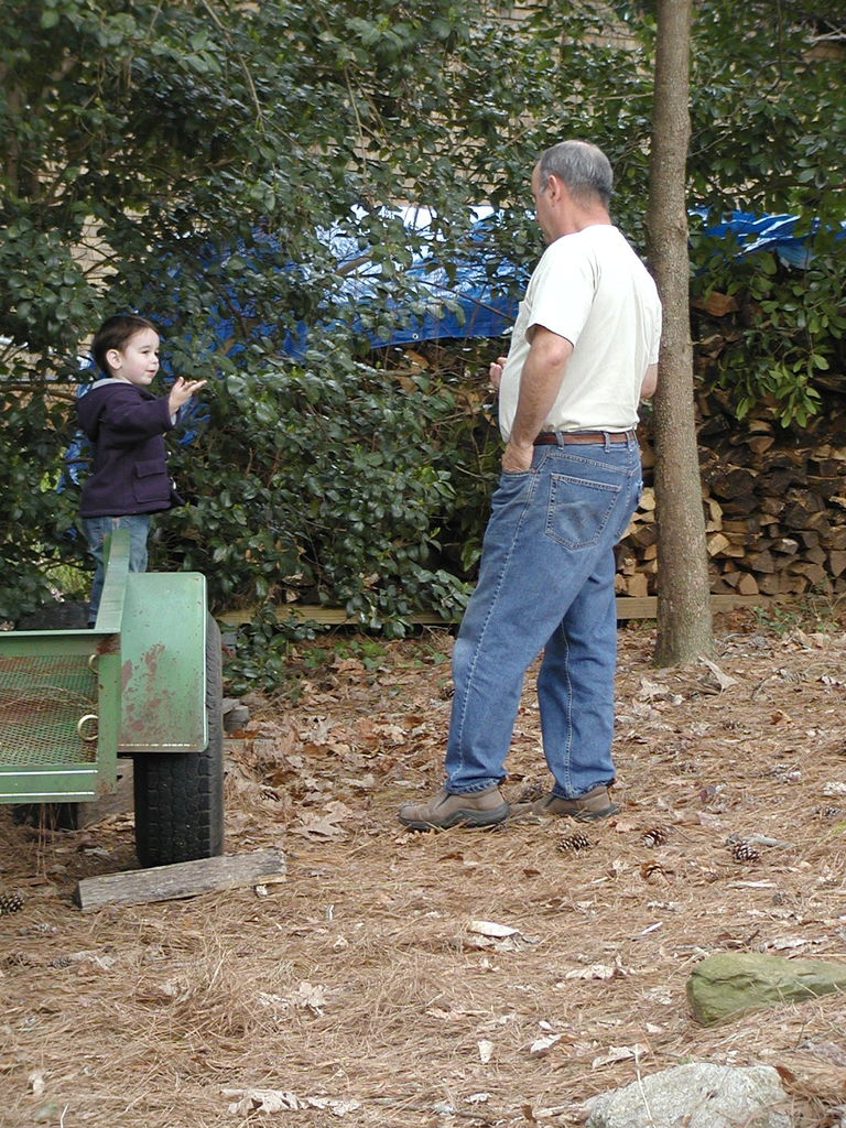 Visit to NaNa and PaPa March 2005
