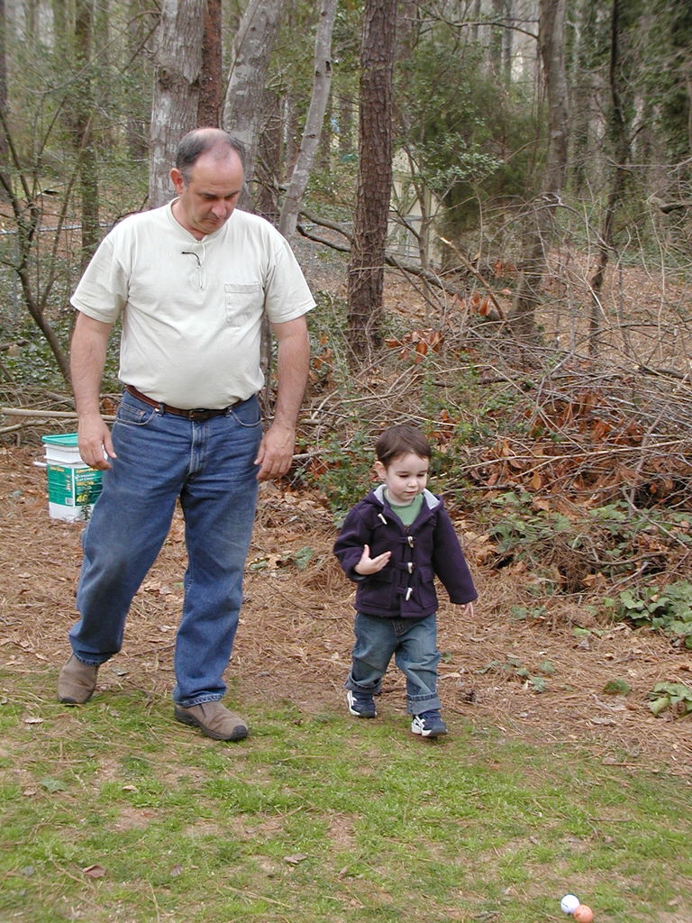 Visit to NaNa and PaPa March 2005

