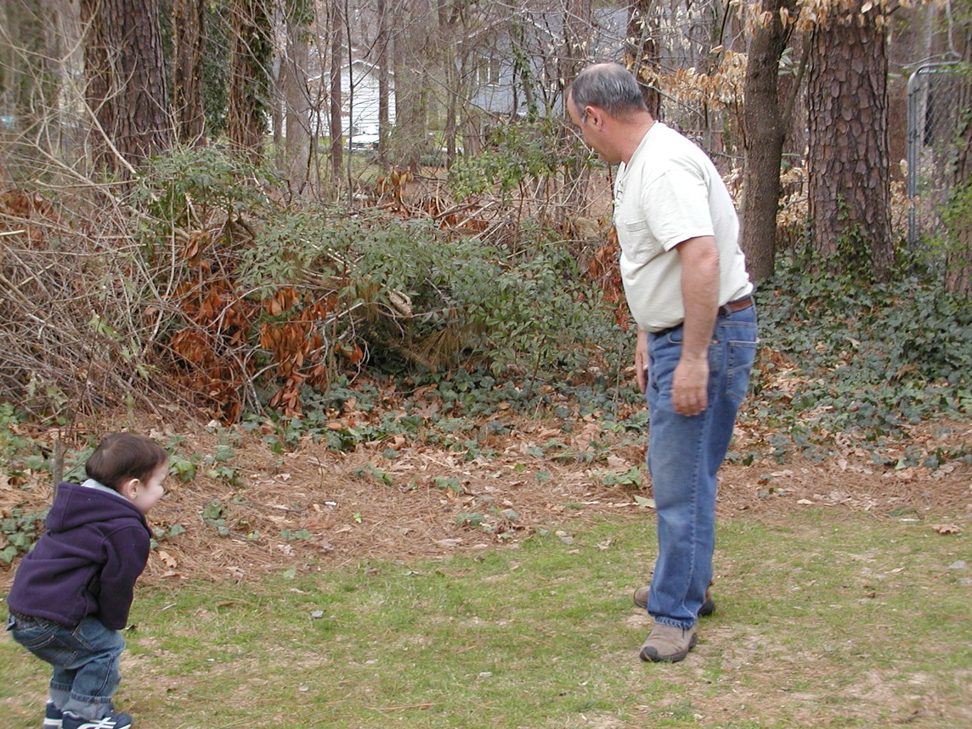 Visit to NaNa and PaPa March 2005
