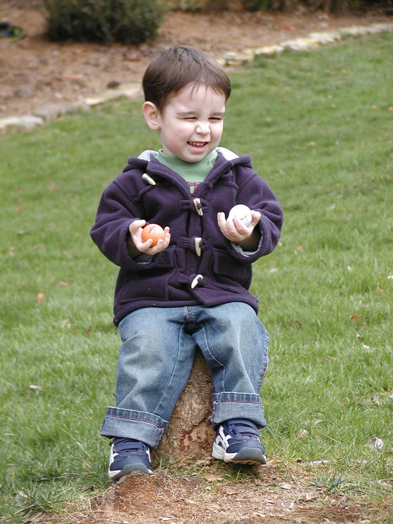Visit to NaNa and PaPa March 2005
