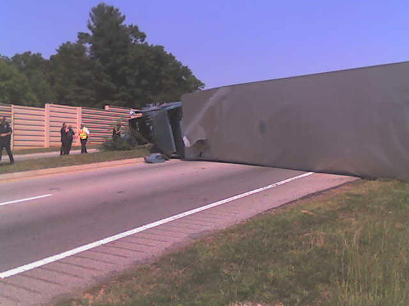 Mike meets a Semi
