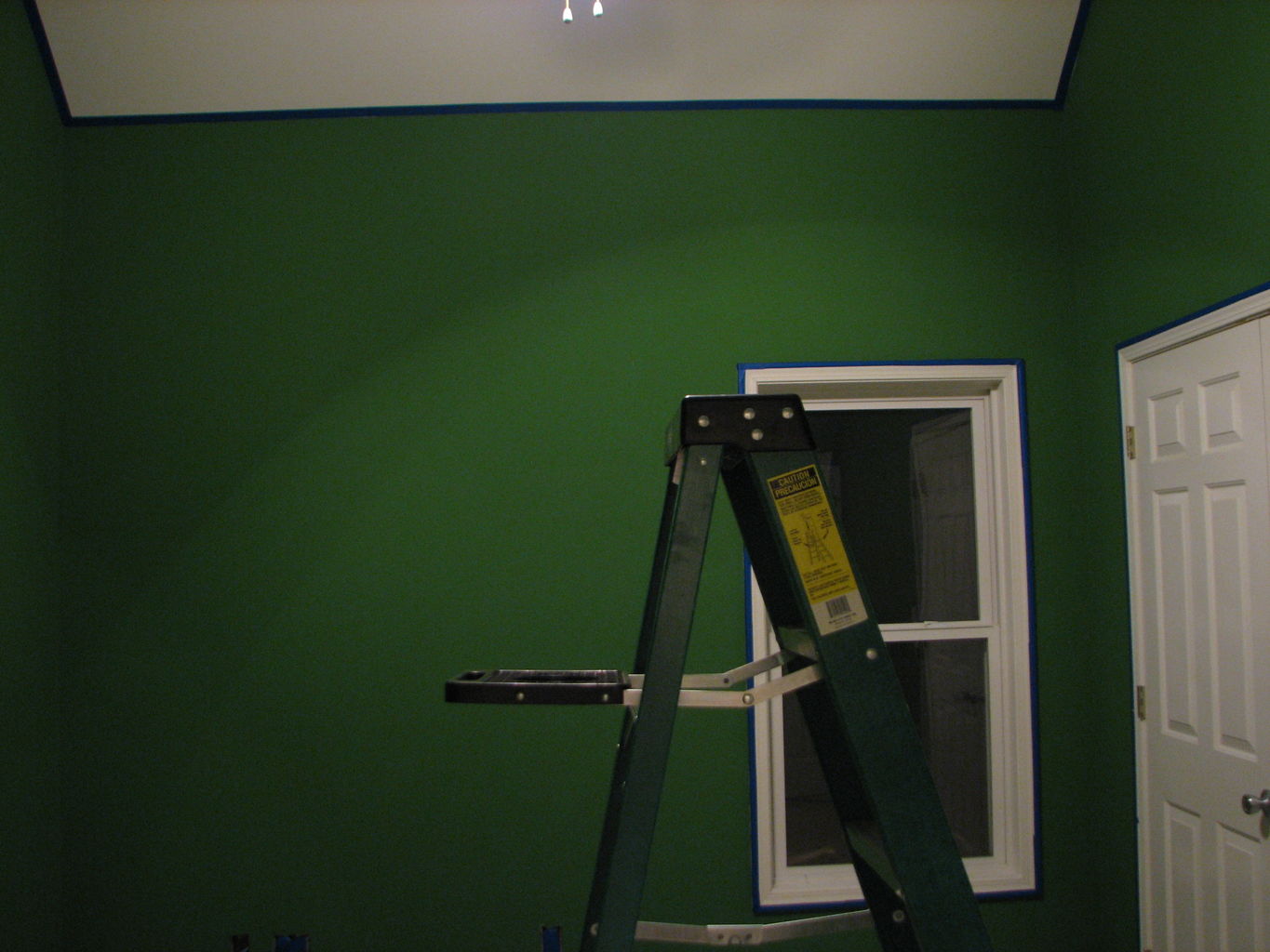 Erin Paints the Green Room
