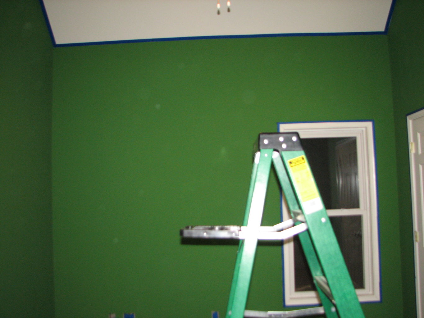 Erin Paints the Green Room

