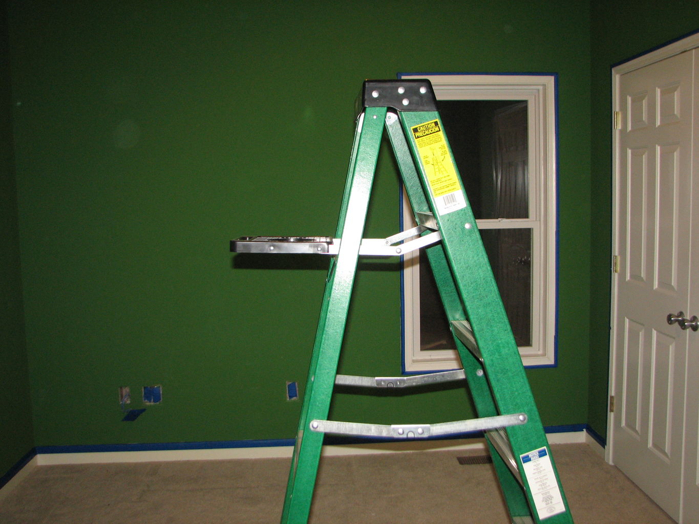 Erin Paints the Green Room
