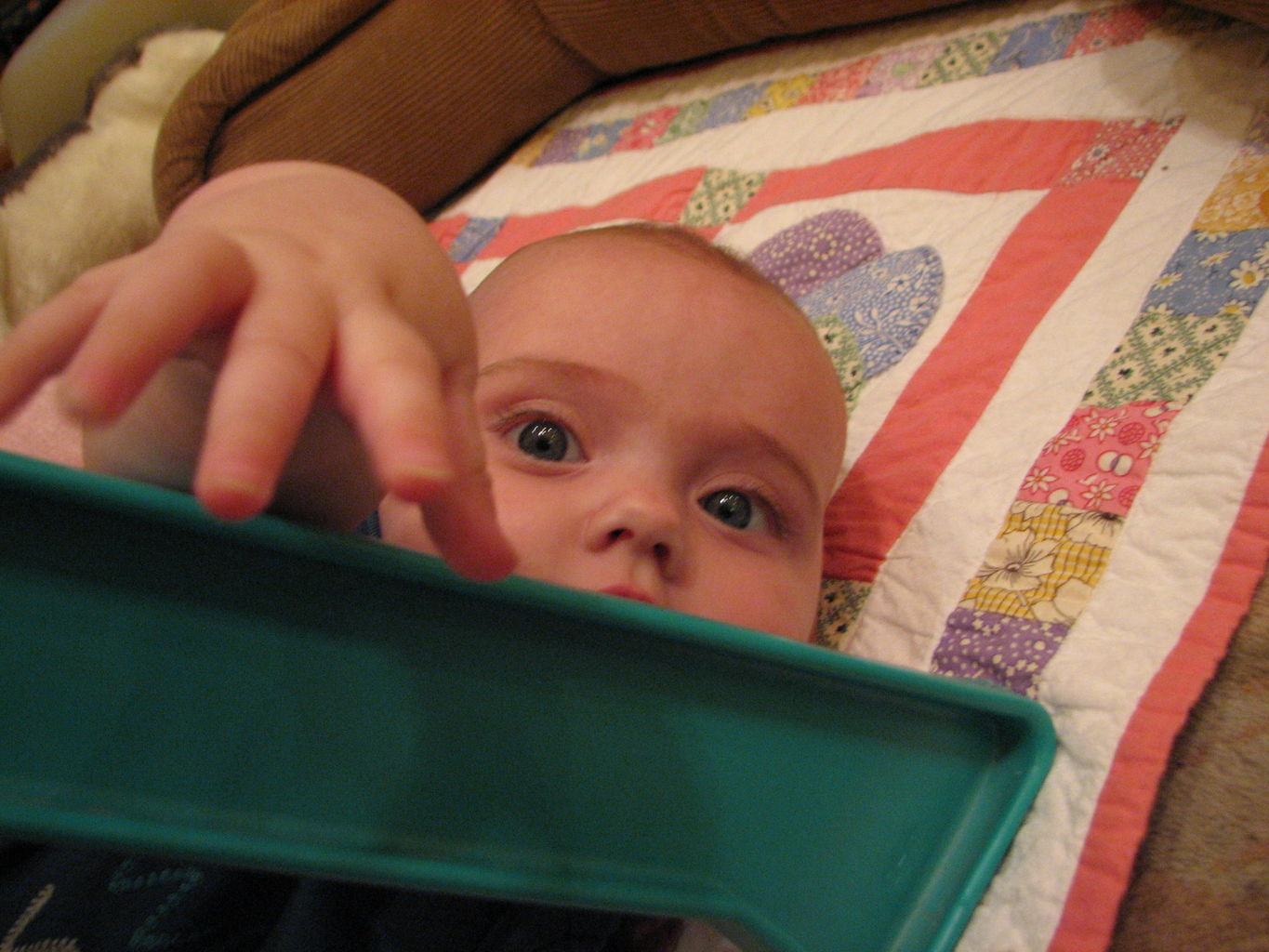 Hazel Playing on Floor
