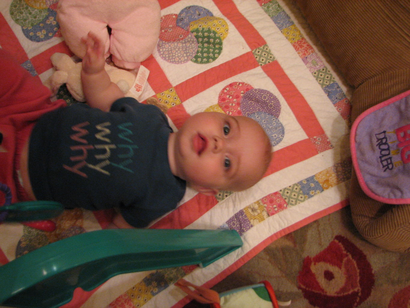 Hazel Playing on Floor