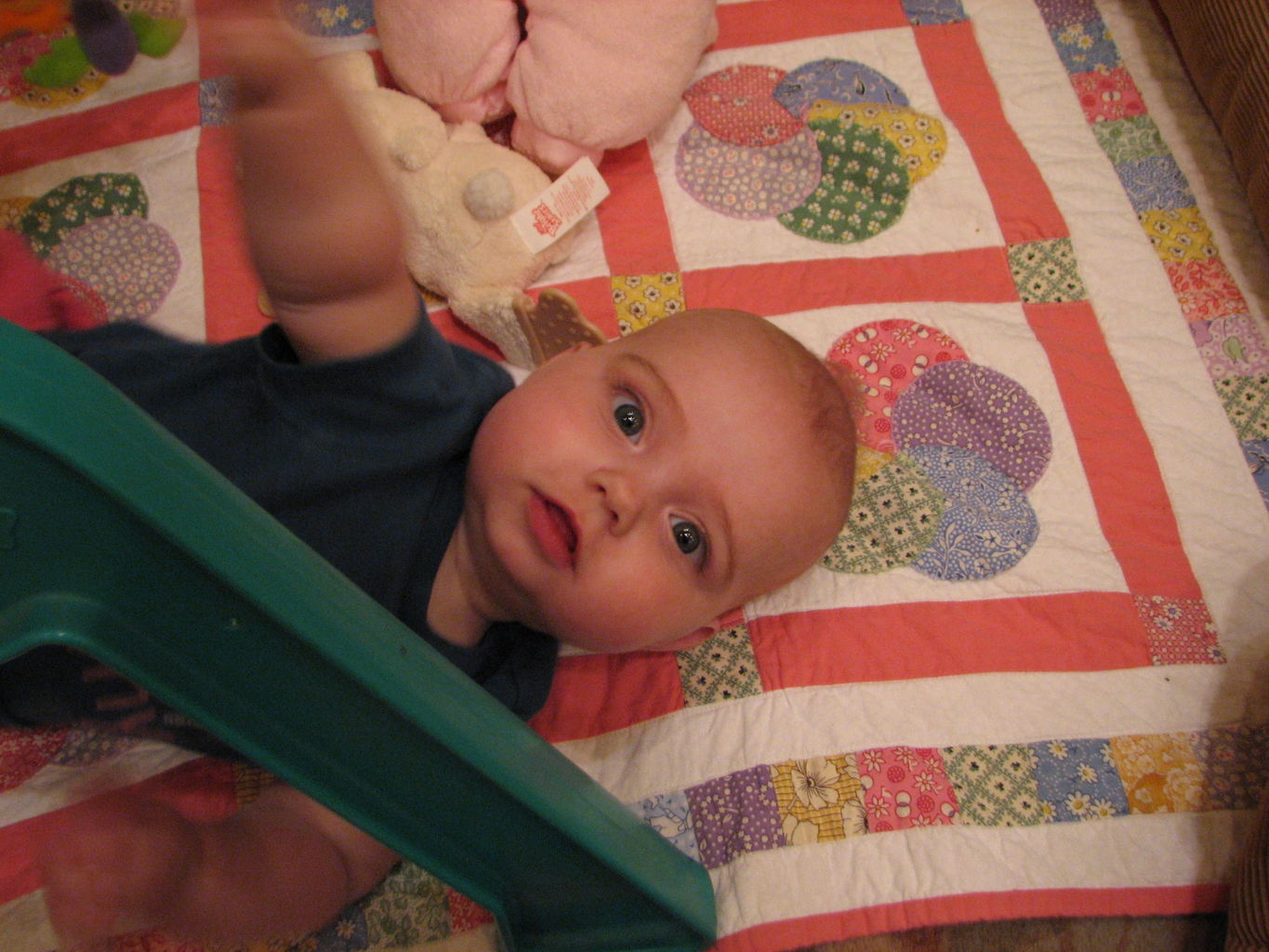 Hazel Playing on Floor