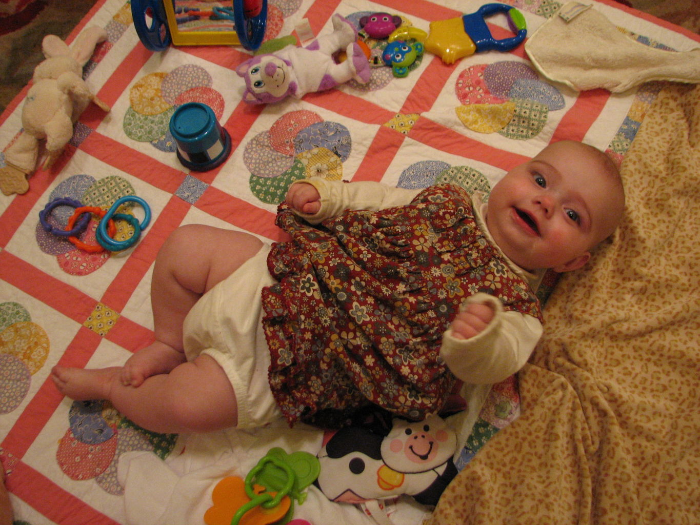 Hazel Playing on Floor