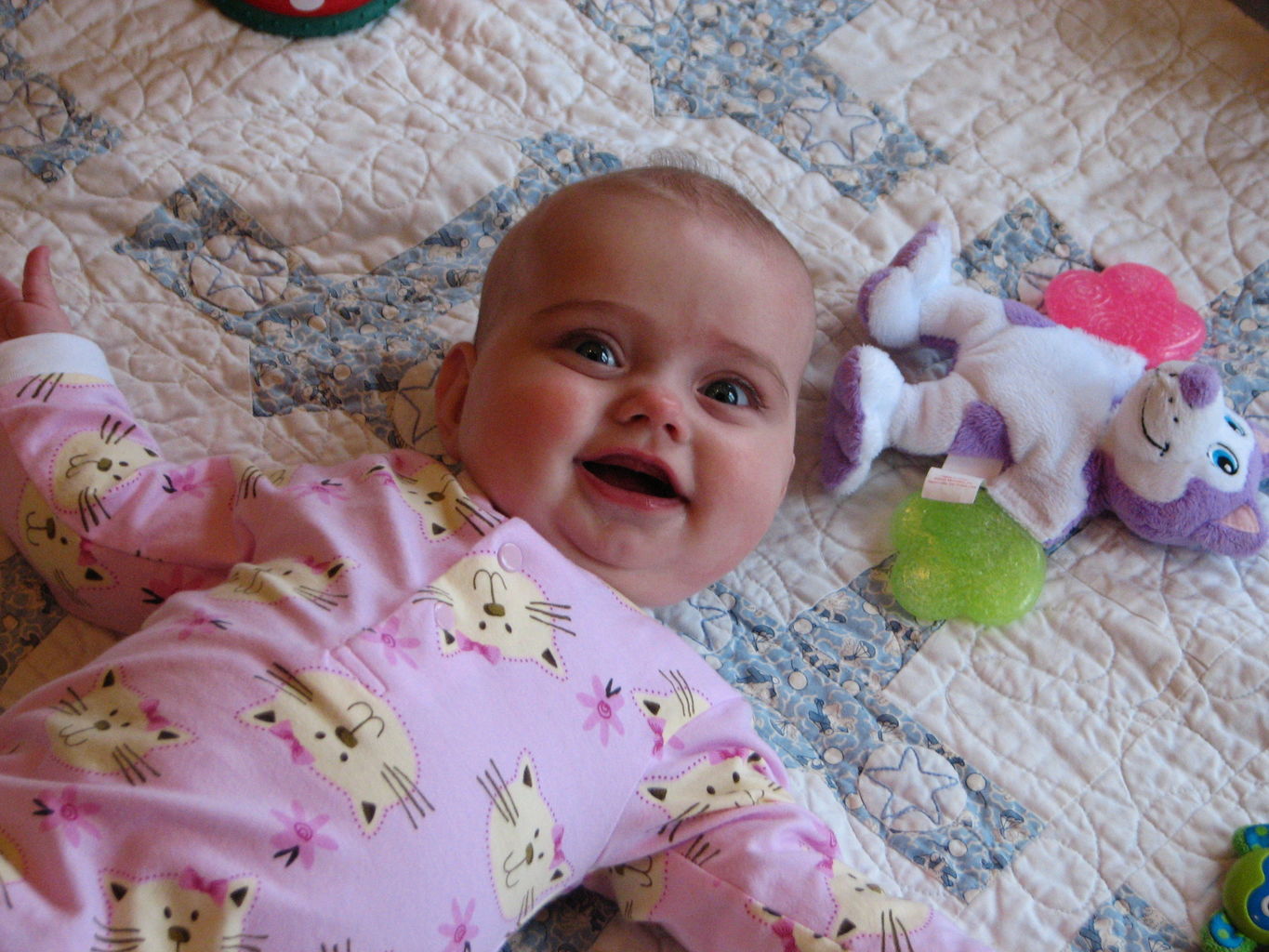 Hazel Playing on Floor