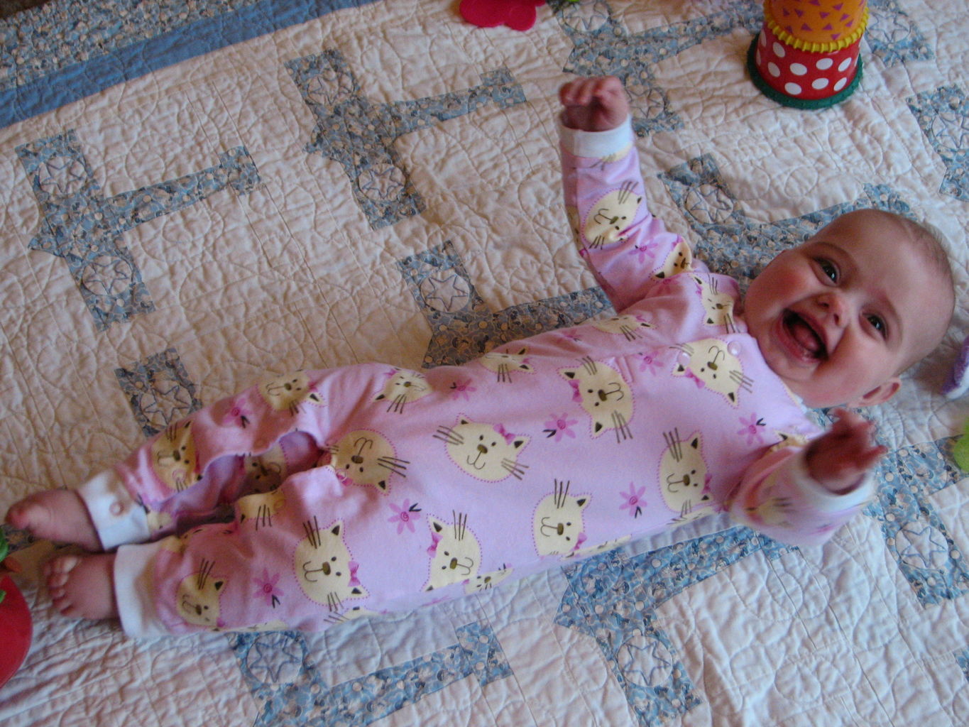 Hazel Playing on Floor