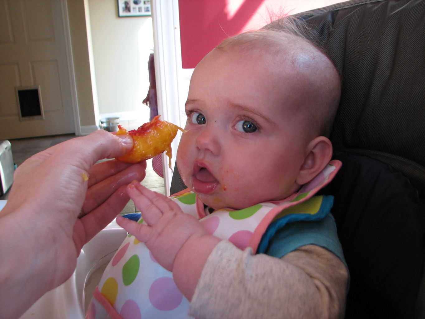 Hazel's First Peaches