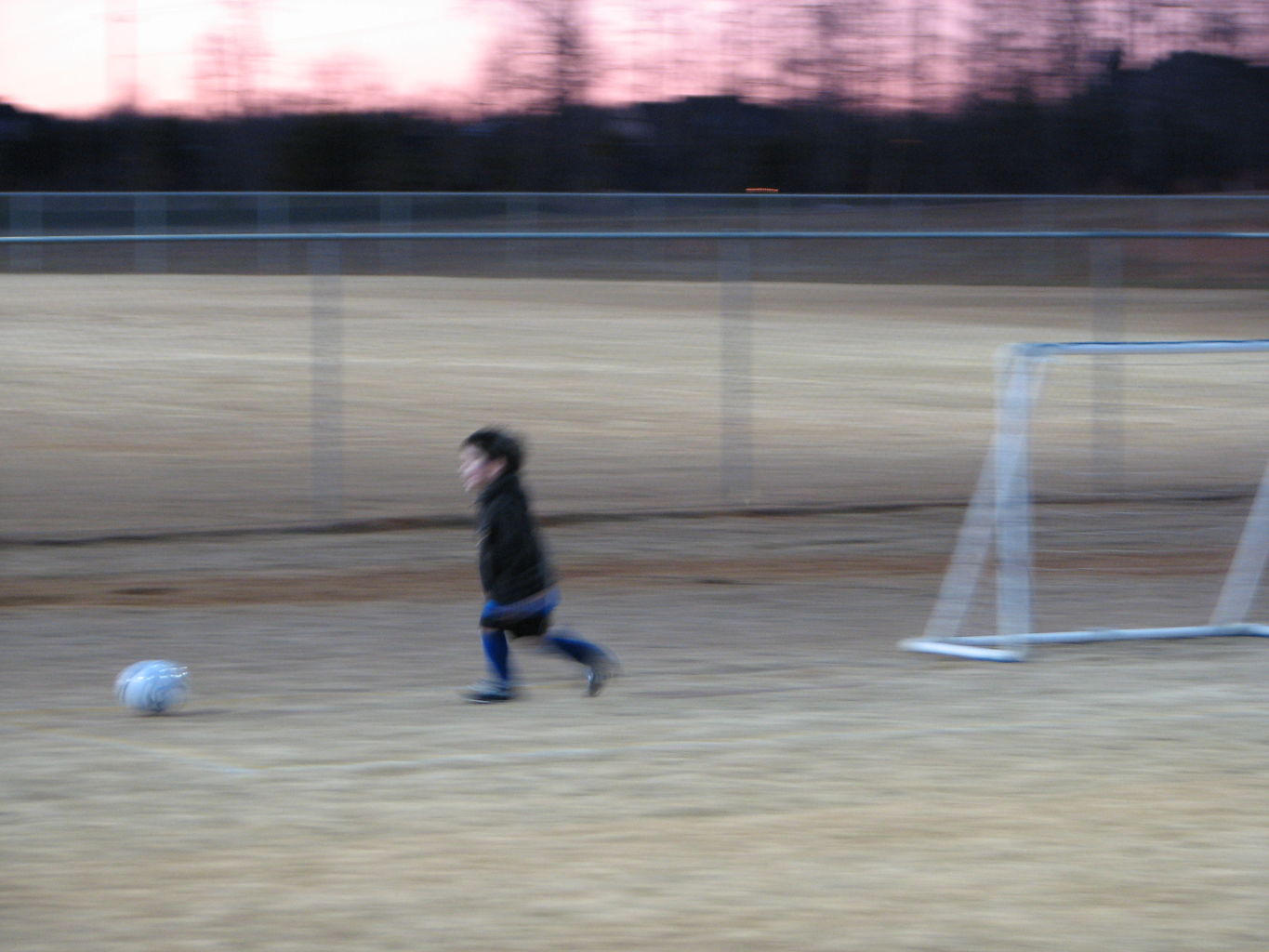 James Soccer Practice