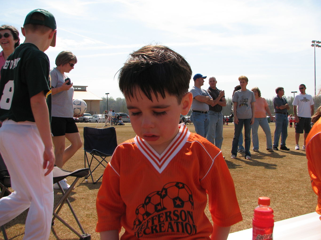 James First Soccer Game