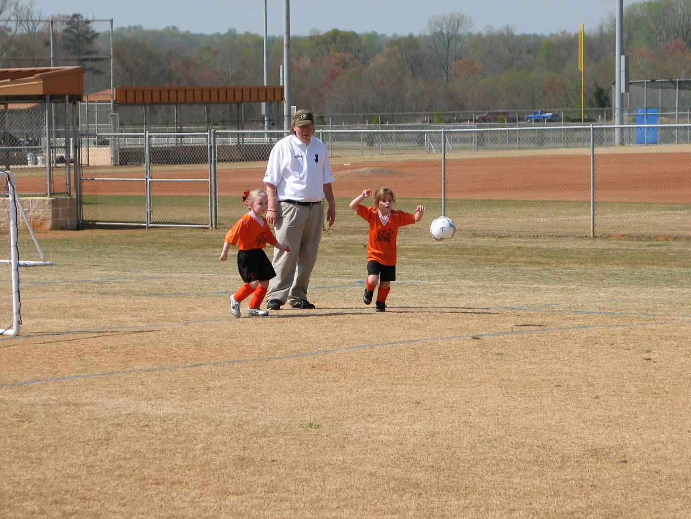 James First Soccer Game