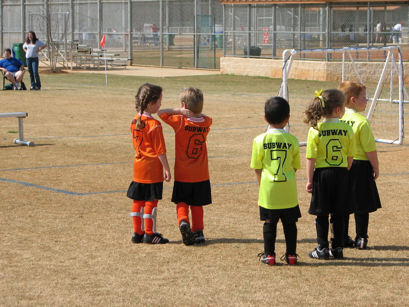 James First Soccer Game