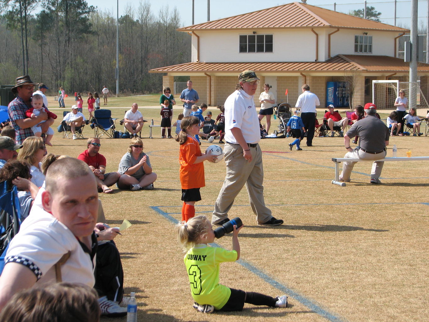 James First Soccer Game