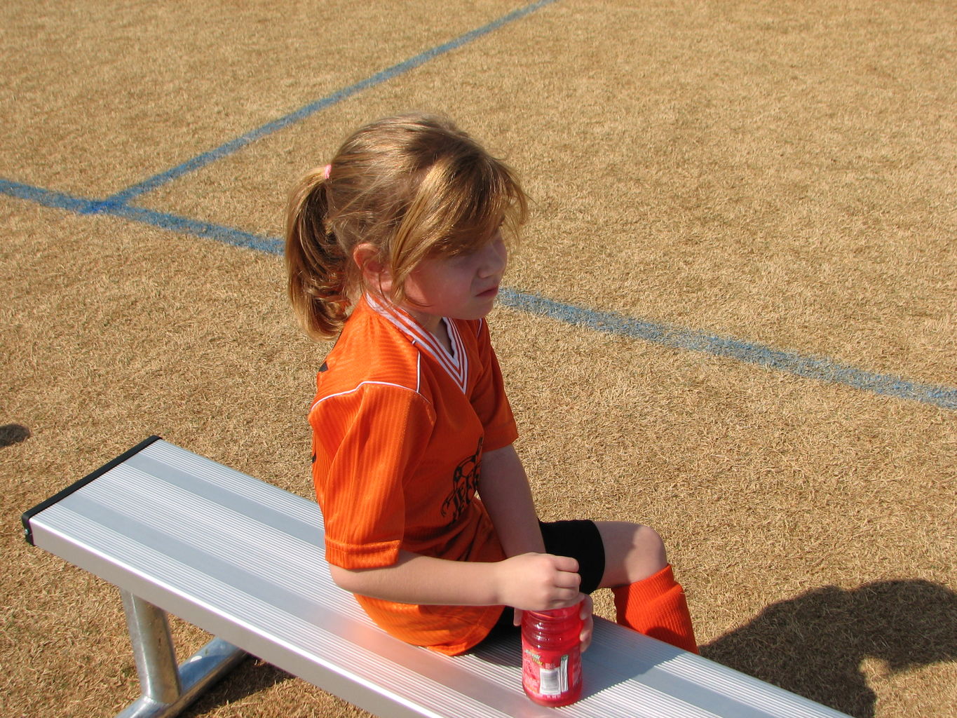 James First Soccer Game