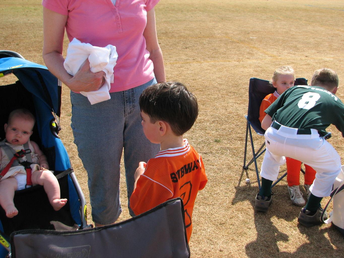 James First Soccer Game