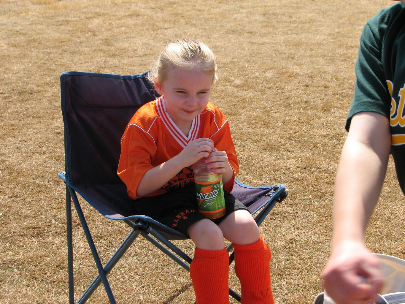 James First Soccer Game