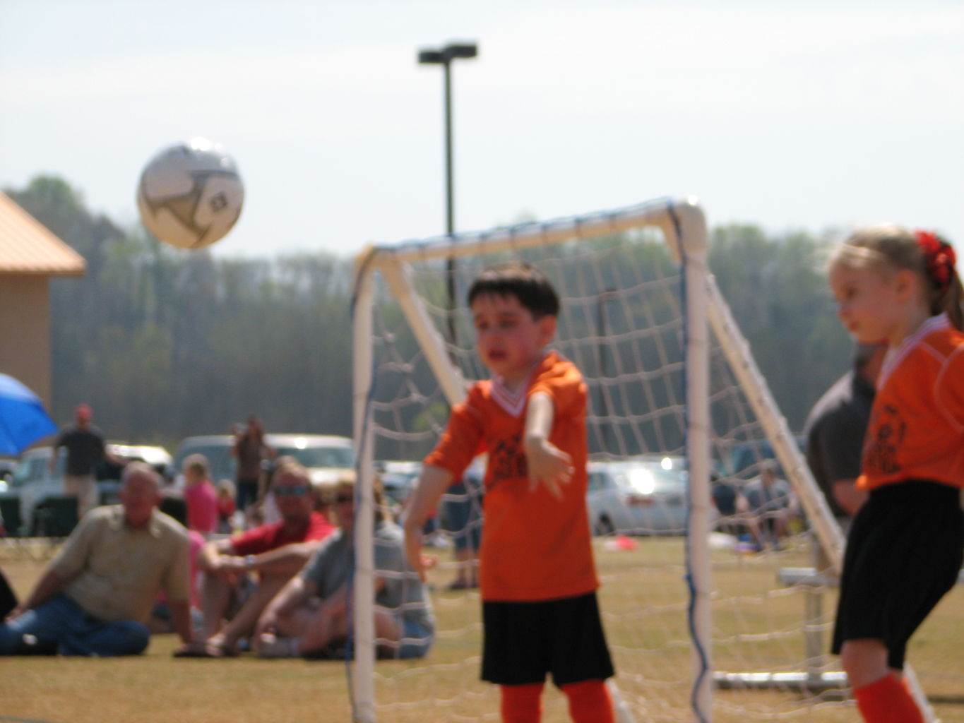 James First Soccer Game