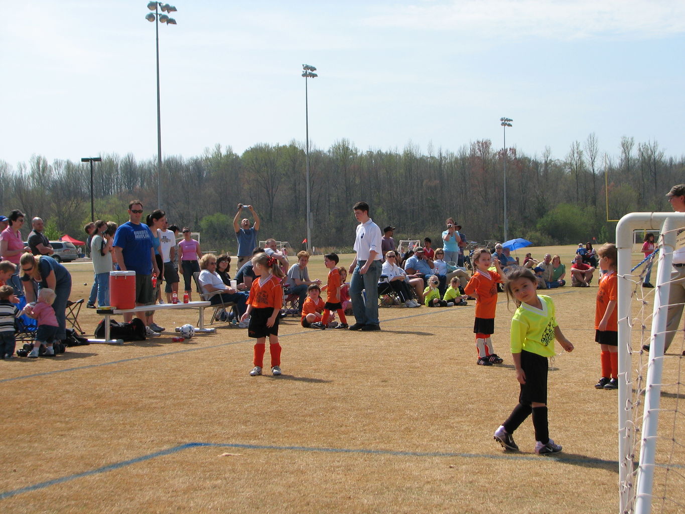 James First Soccer Game