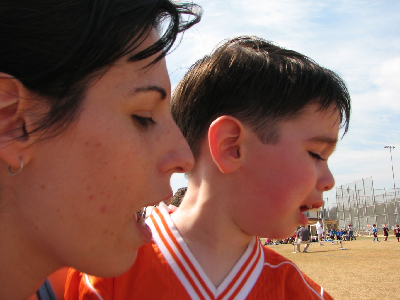 James First Soccer Game