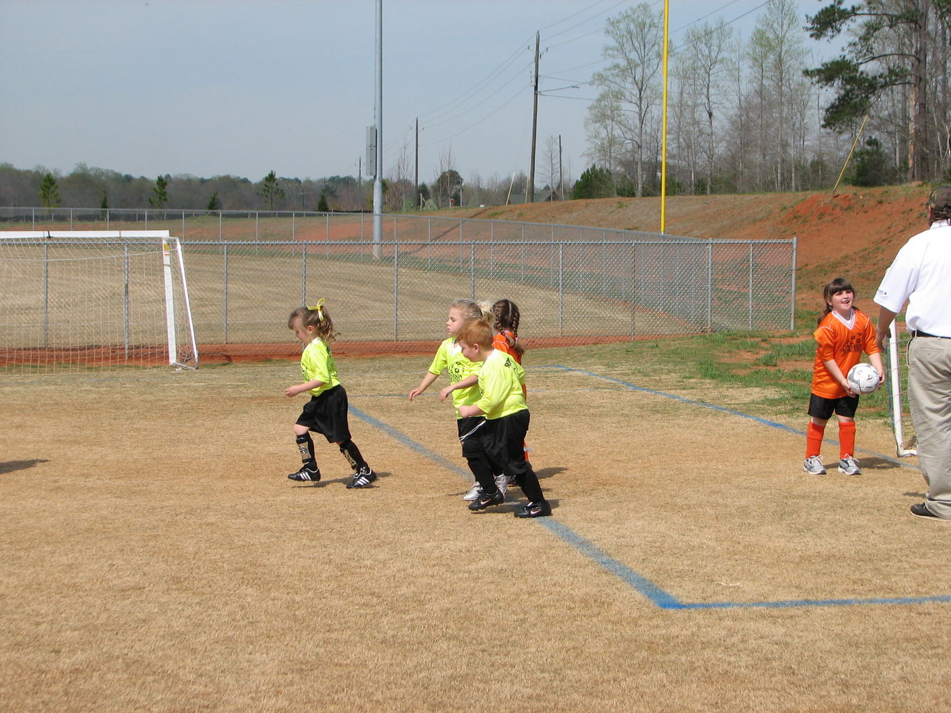 James First Soccer Game