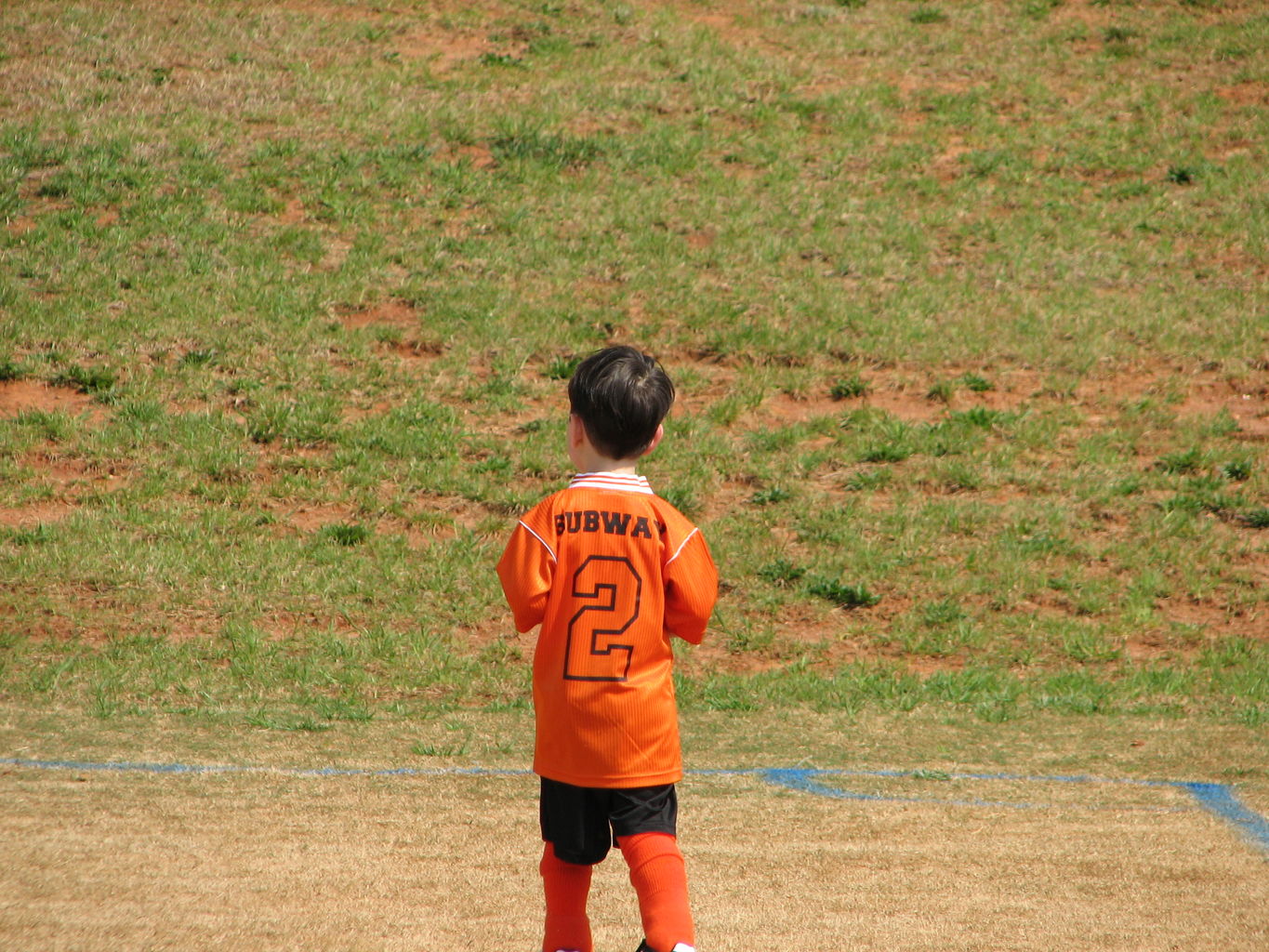 James First Soccer Game