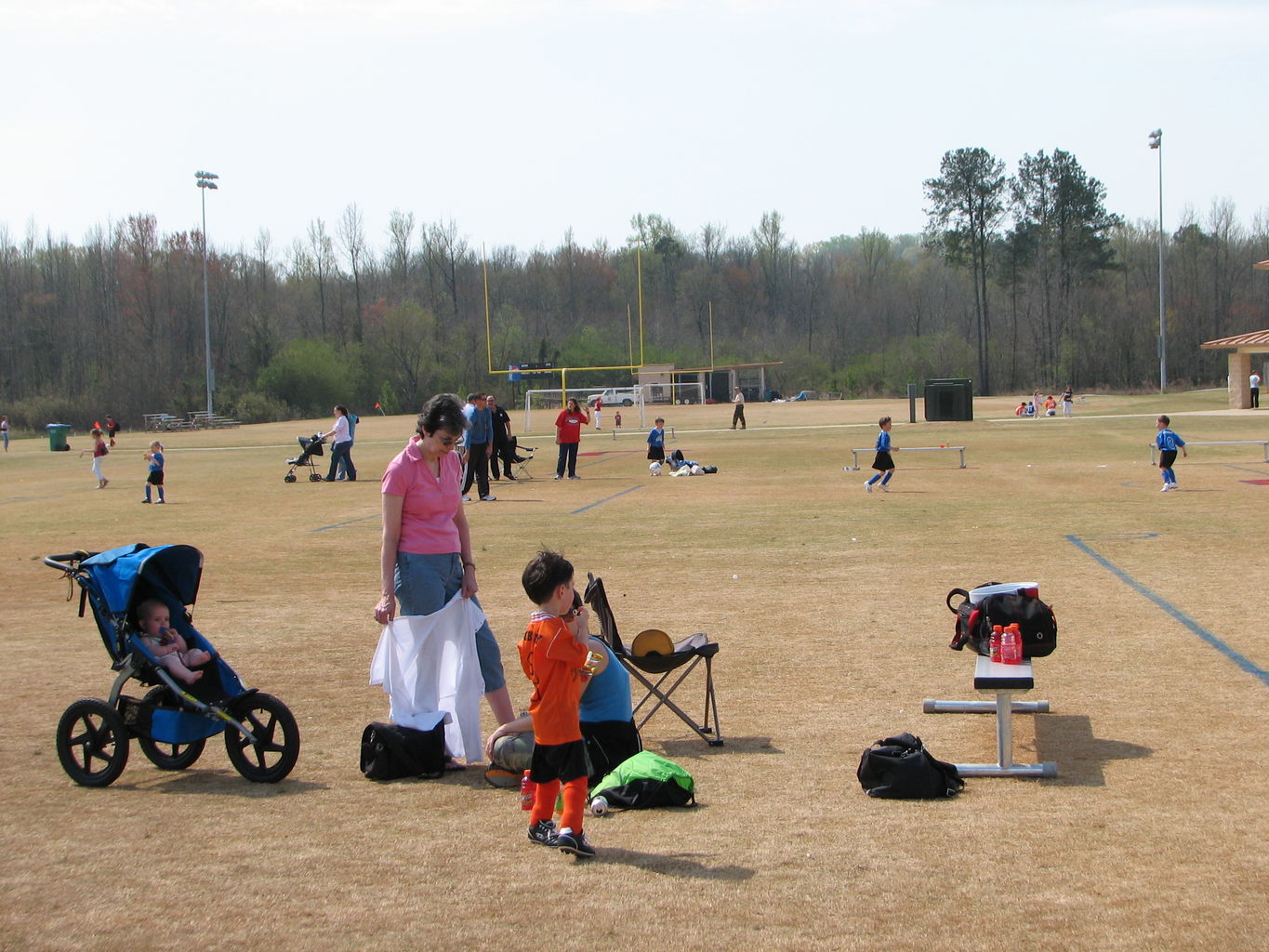 James First Soccer Game