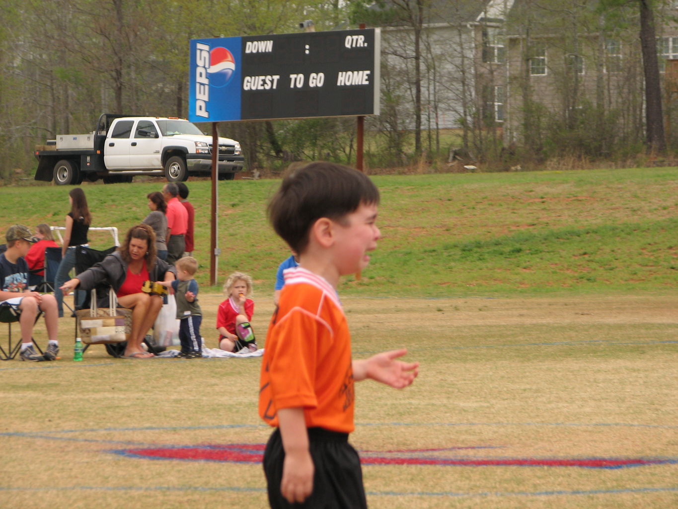 James' Second Soccer Game