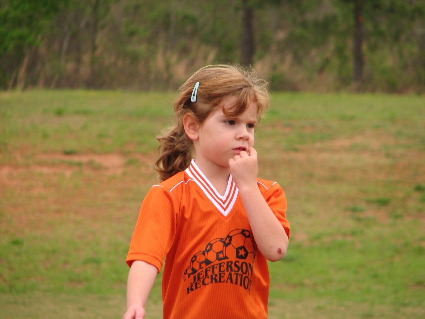 James' Second Soccer Game