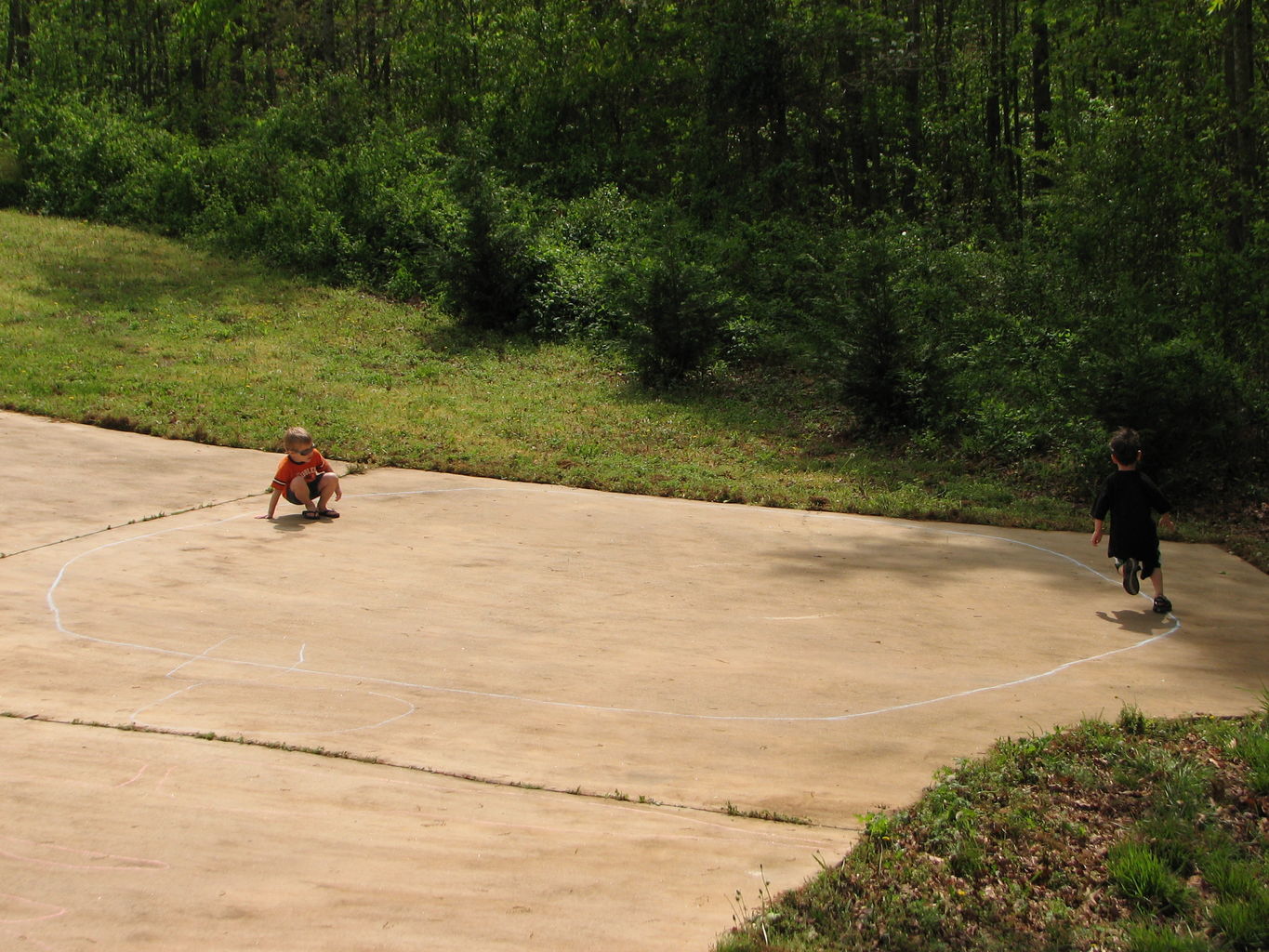 Ethan and James Playing