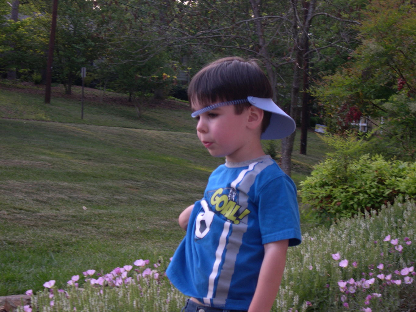 James Camping at NaNa and PaPa's House